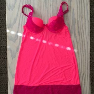 Victoria's Secret bra top nightie. NWOT.